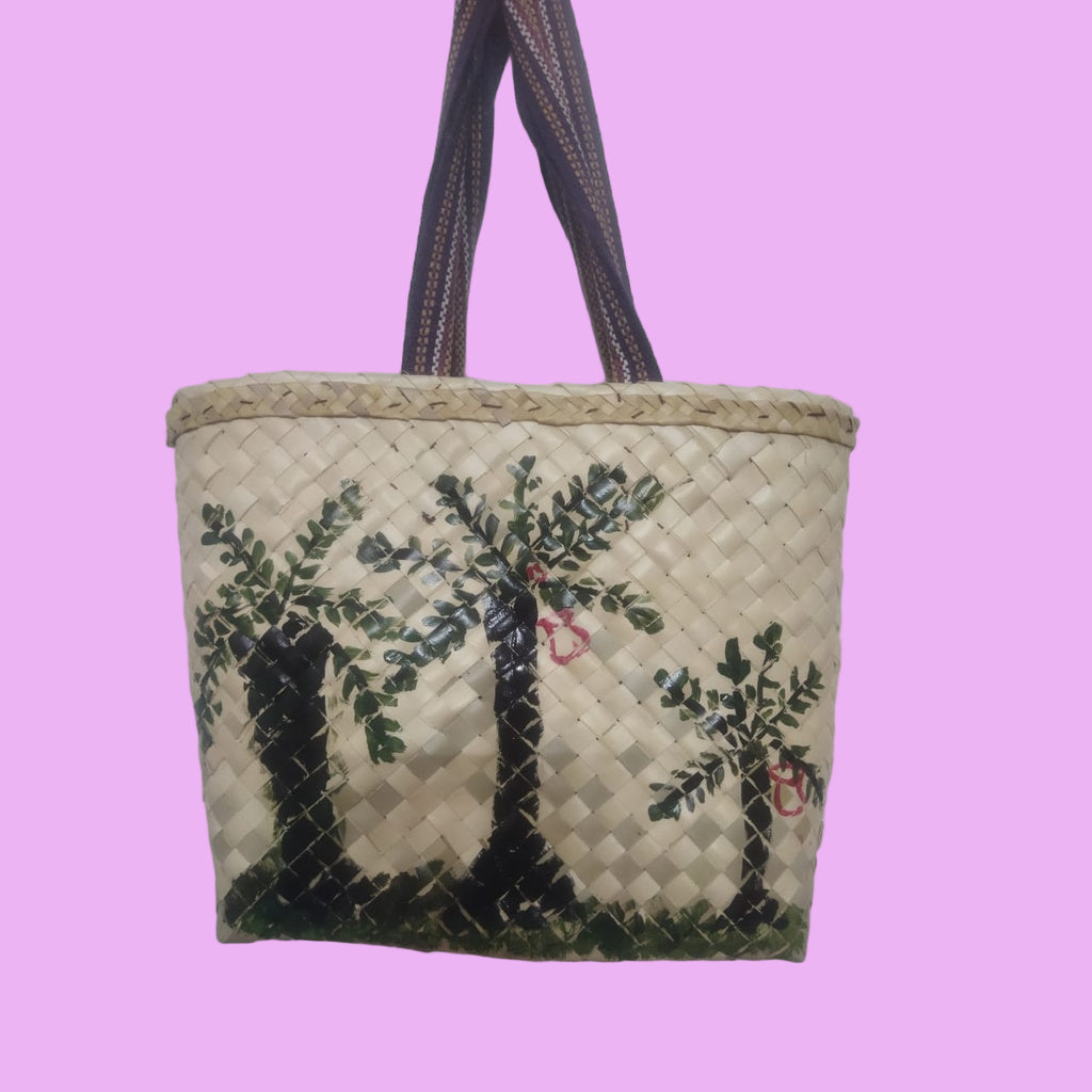 Palm leaf table mat design