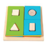 Exploring fractions square