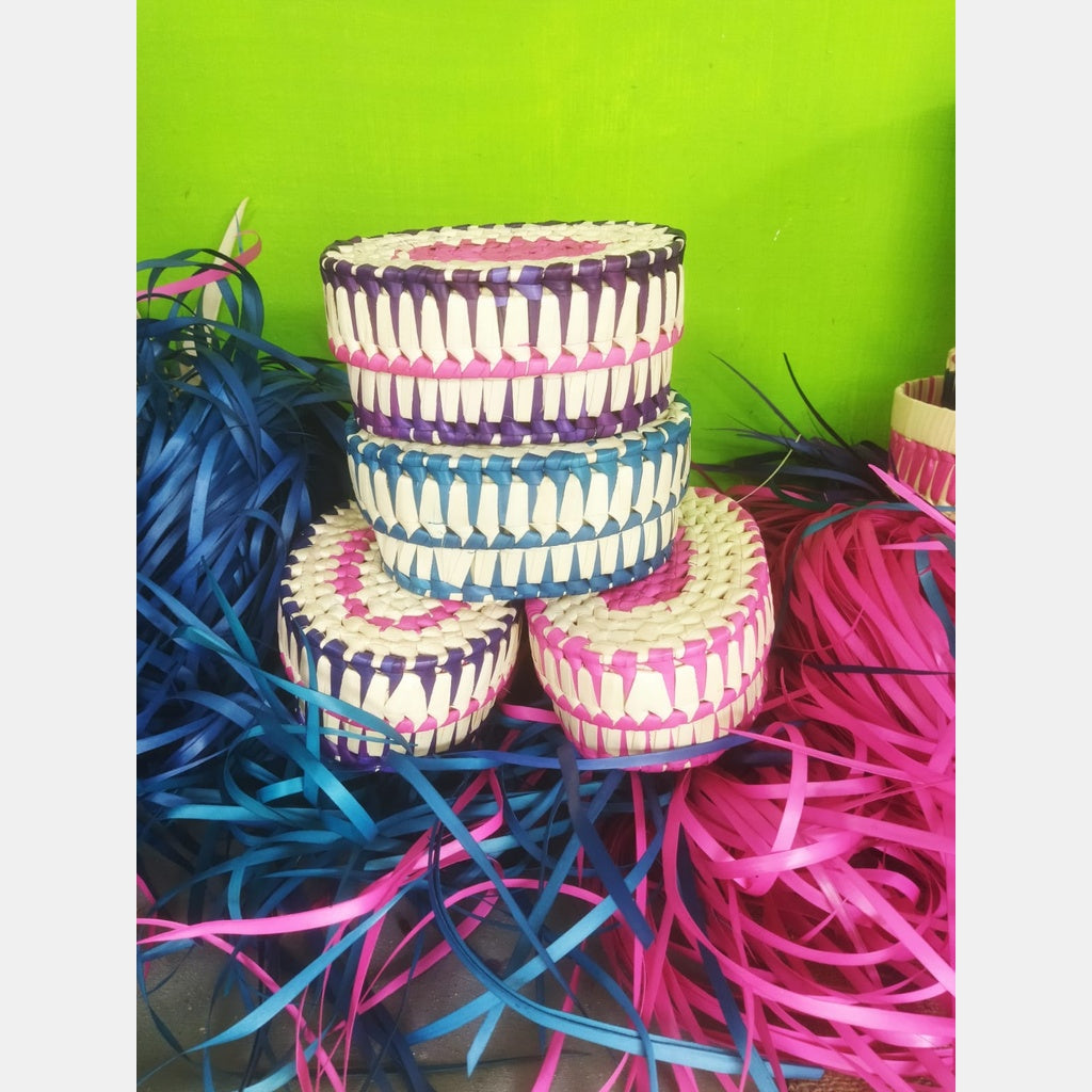 Palm Mudichu Box Round~ Size: 6*3