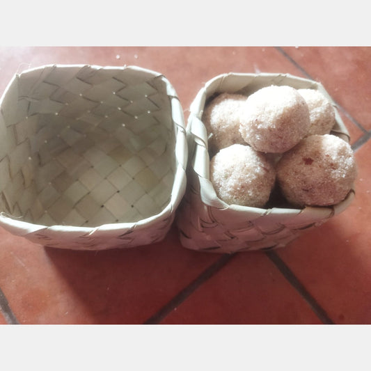 Palm Laddu Box~ Size: 3*3