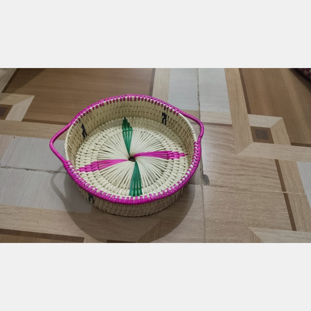 Palm leaf pooja koodai~ Size: 10×4